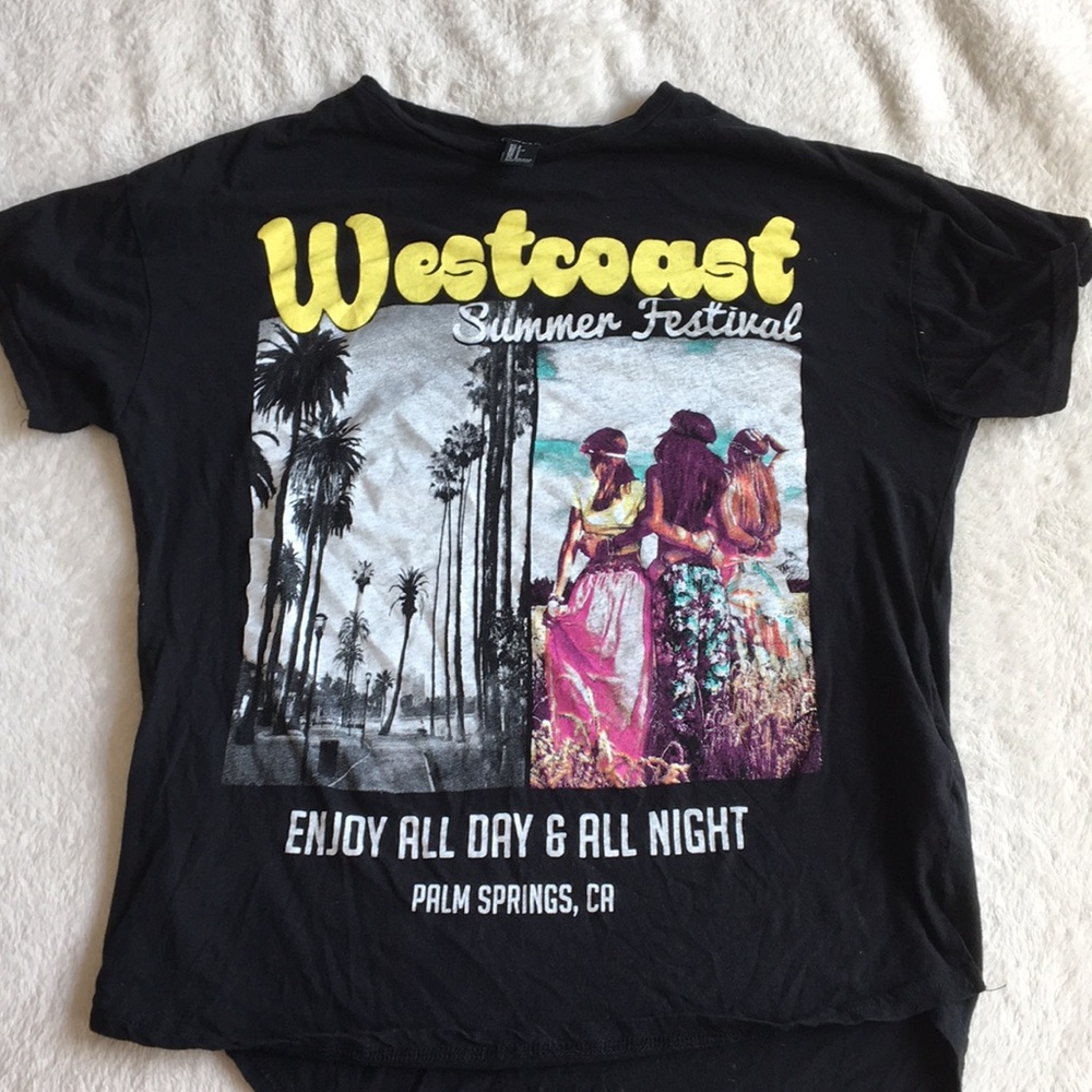 West coast summer festival tee